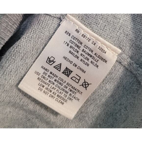 Moth by Anthropologie “Shoaling Gleam” Pullover – Gray with Fish Print – Medium - Picture 10 of 10